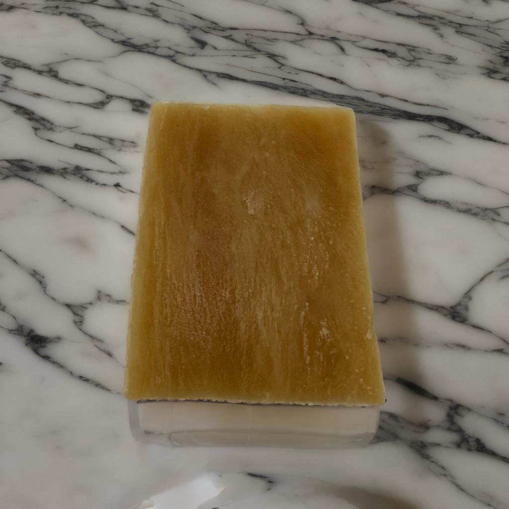 Spearmint Orange Goat Milk Soap Bar - MG Bath Products Brown orange colored soap bar.soap bar
